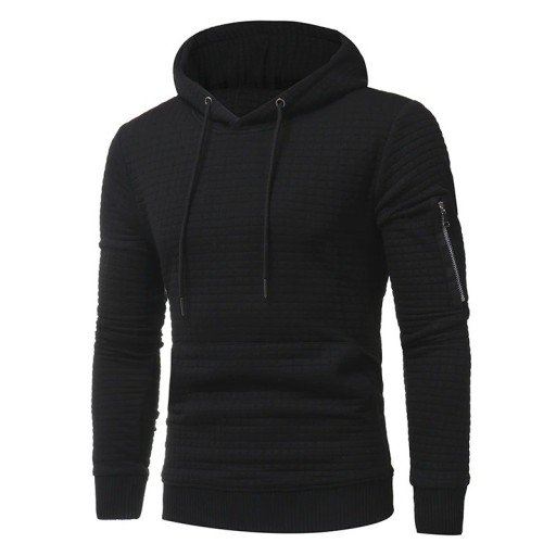 Herresweatshirt med lomme F18