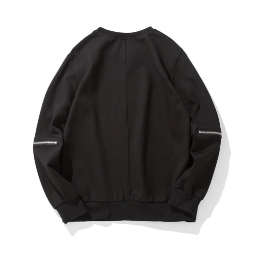Herresweatshirt med lynlås F52