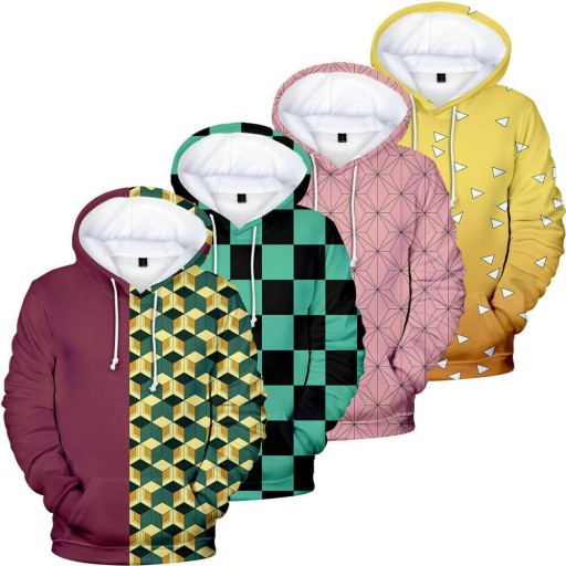 Herresweatshirt med mønster