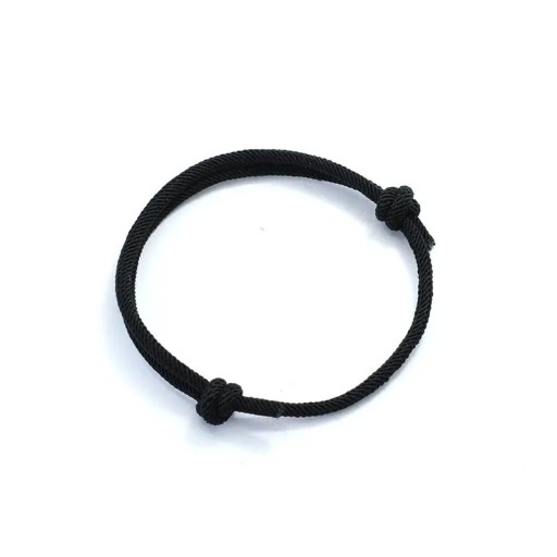 Herrsnörearmband 4mm justerbart 16-28cm Modern design för män Med kvalitets snöre för vardagligt bruk