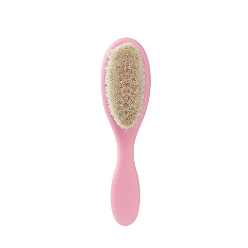 Hestehårskam til hår og skæg Børste med ergonomisk håndtag Varmebestandig kam med naturlige børster 15,5 x 4 cm