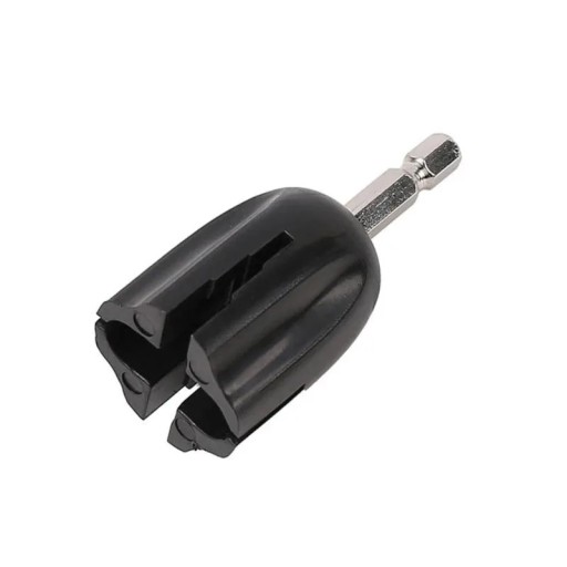 Hexagonal String Winding Attachment for Drill Electric Adapter for Tuning Pegs Acoustic and Bass Guitars Black