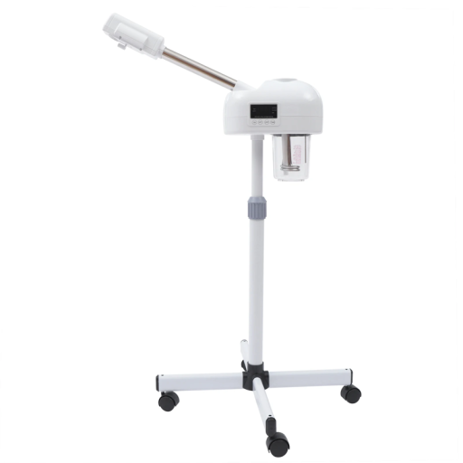 Hidratante vaporizador facial 600 ml con pantalla LCD y soporte con ruedas Altura ajustable 58–68 cm Potencia 750 W 220 V Hidratante vaporizador facial 600 ml con pantalla LCD y soporte con ruedas Altura ajustable 58–68 cm Potencia 750 W 220 V