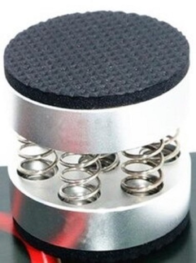 HiFi-laitteiden jalat jousilla 4 kpl K1073
