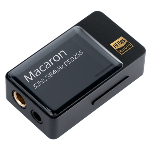 HiFi přenosný USB DAC a sluchátkový zesilovač výstupy 4,4 mm a 3,5 mm nativní DSD 32 bit a 384 kHz 41,7 x 24 x 12,3 mm na cesty