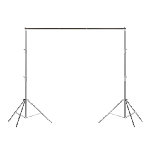 Hintergrundständer aus Edelstahl, 260 x 300 cm, Teleskopstruktur für Foto-, Video-, Studio- und Partydekoration, stabiler tragbarer Hintergrundrahmen