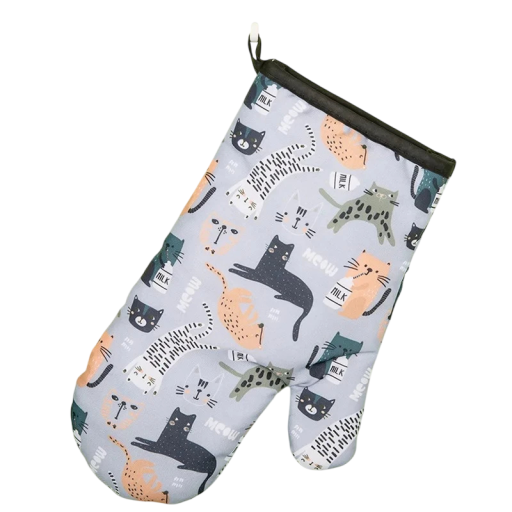 Hitzebeständige Küchenhandschuhe 27 x 17 cm Baumwollschutzhandschuhe zum Kochen, Backen, Grillen, Haushaltsküchenbedarf