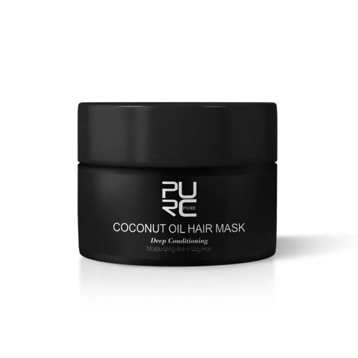 Hiusnaamio kookosöljyllä Syväkosteuttava hiusnaamio eteerisellä öljyllä Luonnollinen hiuksia vahvistava naamio 50 ml