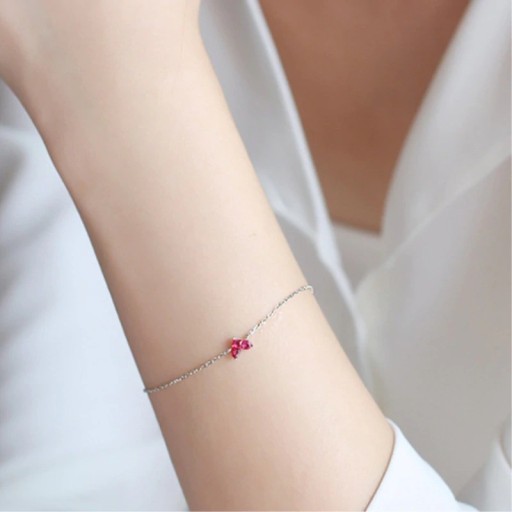 Hjärtkedjearmband för kvinnor P160