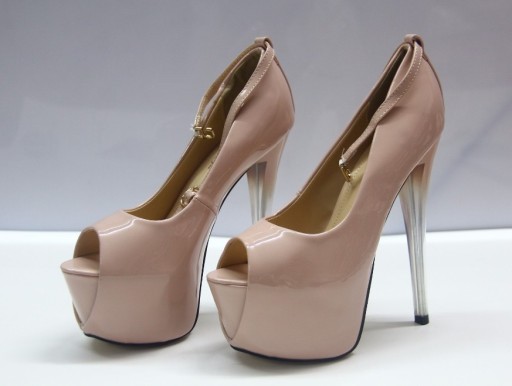Høje plateau pumps til kvinder