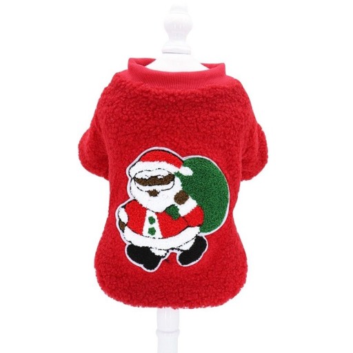 Hondenoutfit met kerstthema