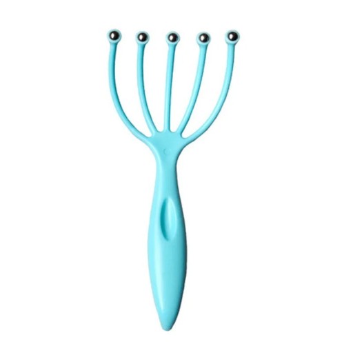 Hoofdmassage-apparaat Hoofdhuidmassage-apparaat met 5 stalen ballen Anti-stress hoofdhuidmassage-apparaat 19 x 9 x 3 cm