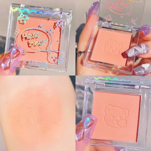 Hooggepigmenteerde blush Langdurig matte poederblush