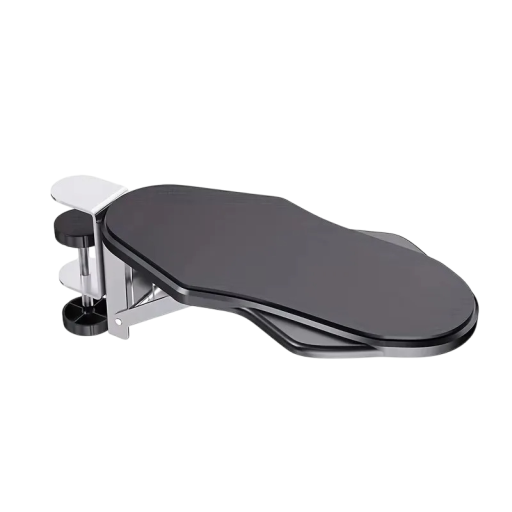 Hopfällbart ergonomiskt armstöd för skrivbord 31 x 14,5 cm Vertikal lutning 90° Mjukt stöd utan borrning