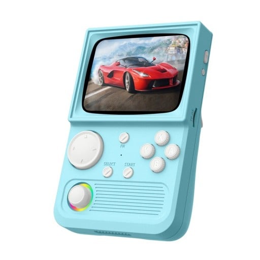Hordozható retro játékkonzol 64 GB 18000+ játékkal RGB háttérvilágítással