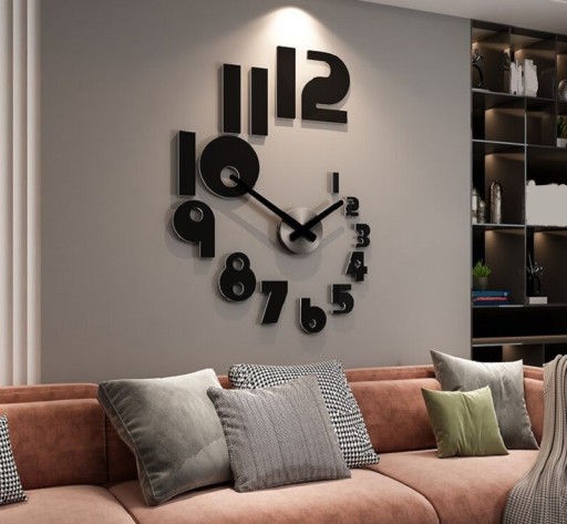 Horloge murale auto-adhésive G1739