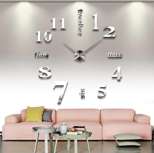 Horloge murale autocollante G1581