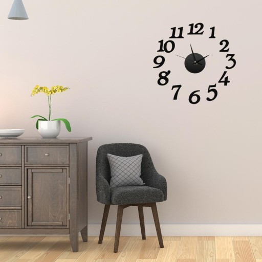 Horloge murale autocollante G1650