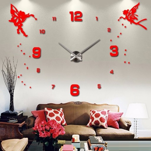 Horloge murale autocollante G1670