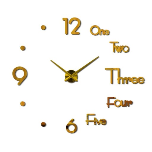 Horloge murale autocollante G1689