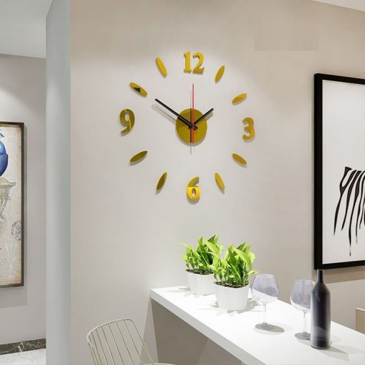 Horloge murale autocollante G1731
