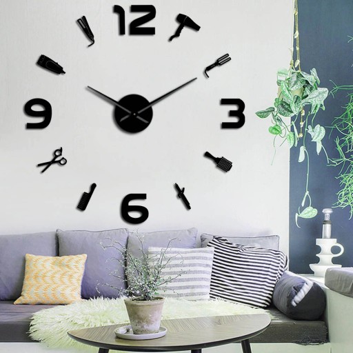 Horloge murale autocollante G1807