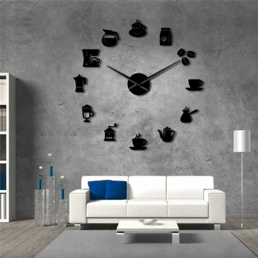 Horloge murale autocollante G1808