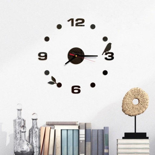 Horloge murale autocollante G1848