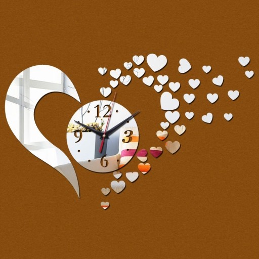 Horloge murale autocollante G1864