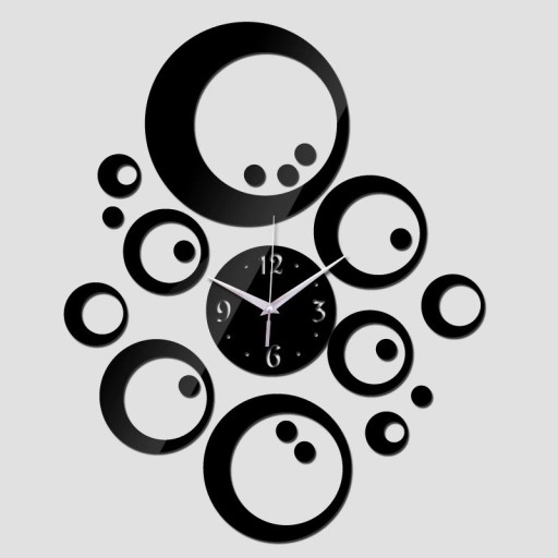 Horloge murale autocollante G1884