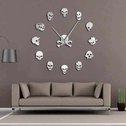 Horloge murale autocollante G1889