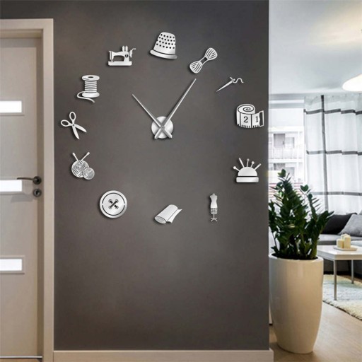 Horloge murale autocollante G2005