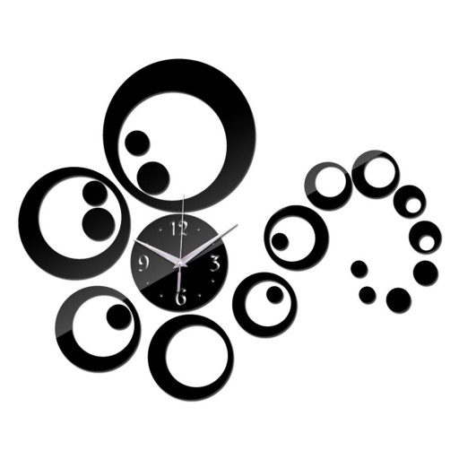 Horloge murale autocollante G2014