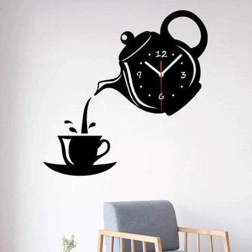 Horloge murale autocollante G2016