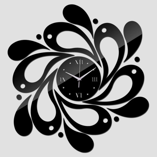 Horloge murale autocollante G2057