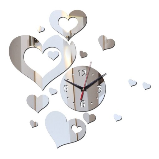 Horloge murale autocollante G2081