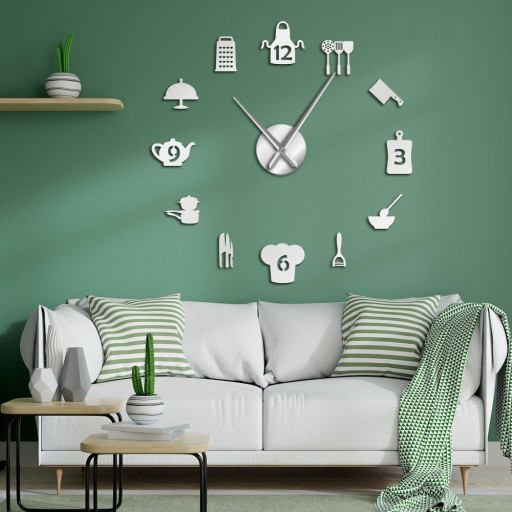 Horloge murale autocollante G2108