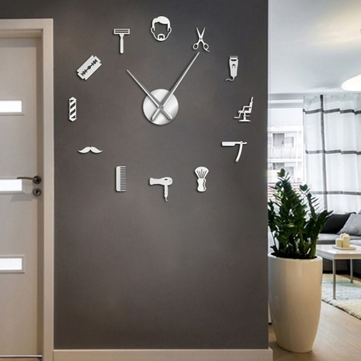 Horloge murale autocollante G2125