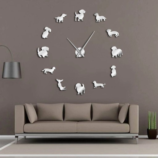 Horloge murale autocollante G2134