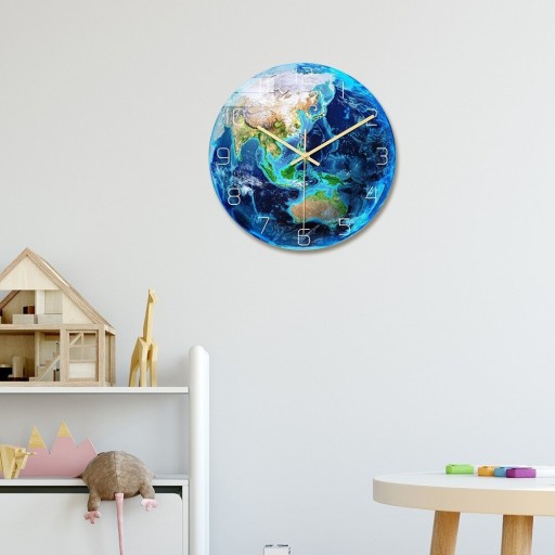 Horloge murale Terre