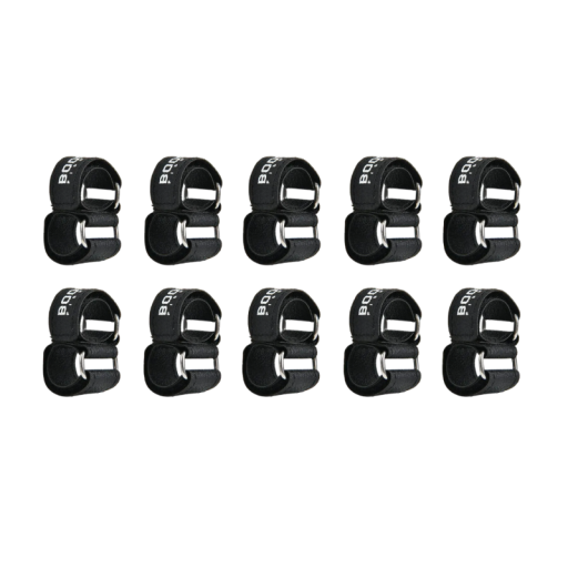 Houder voor vissershengels in de auto set van 10 stuks verstelbare banden 14,7 cm nylonriem voor het bevestigen van hengels in het interieur van het voertuig