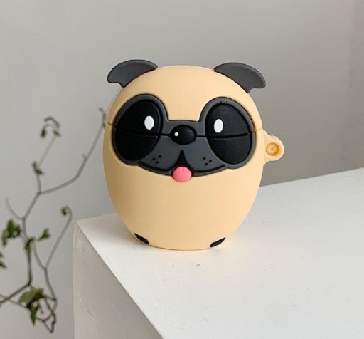 Housse avec chien pour étui Apple Airpods 1 / 2