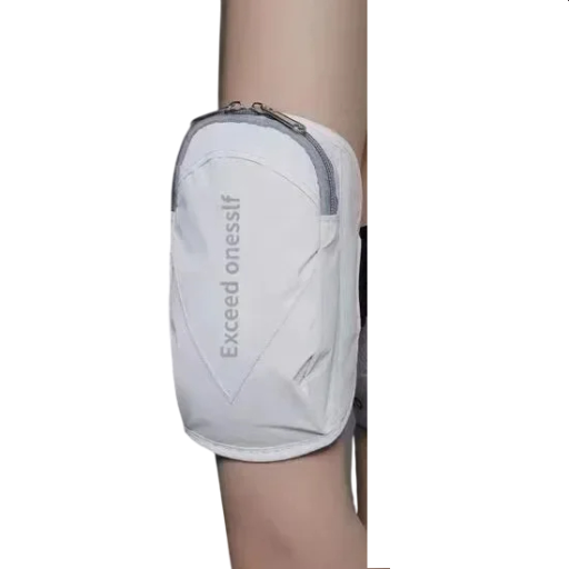 Housse de course réfléchissante pour bras avec design étanche et circonférence ajustable de 14 à 38 cm pour une course et un sport confortables