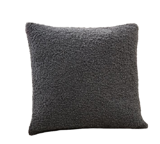 Housse de coussin en peluche 50 x 50 cm