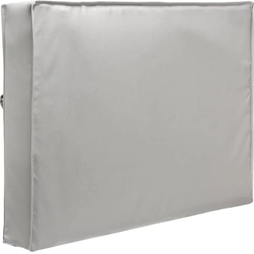 Housse de protection pour TV pour 40–42 pouces Housse résistante à la poussière pour une utilisation intérieure et extérieure avec rabats arrière et poche pour télécommande