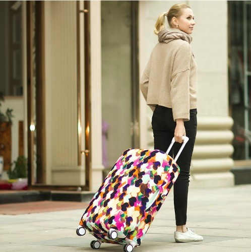 Housse de valise moderne avec des cœurs