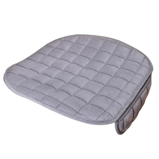 Housse en peluche d'hiver pour siège avant de voiture Housse chaude pour siège avant de voiture Protecteur de siège antidérapant Taille universelle