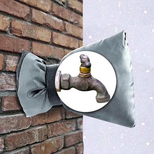 Housse isolante d'hiver pour robinet extérieur 19 x 15 cm Protection contre le gel, le vent et la pluie Prolongation de la durée