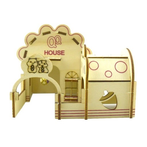 Houten hamsterhuis C732