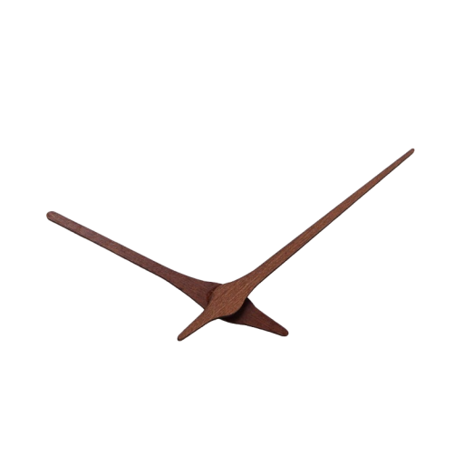 Houten klokwijzers